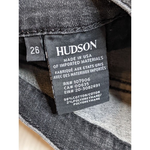 Hudson Designer Jeans Nico Midrise Super Skinny False Idols Women's Size 26 - Picture 8 of 16